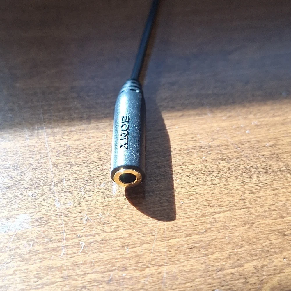 Sony Black Audio Adapter Cable